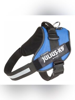 Julius K9 Bright Blue Dog Harness